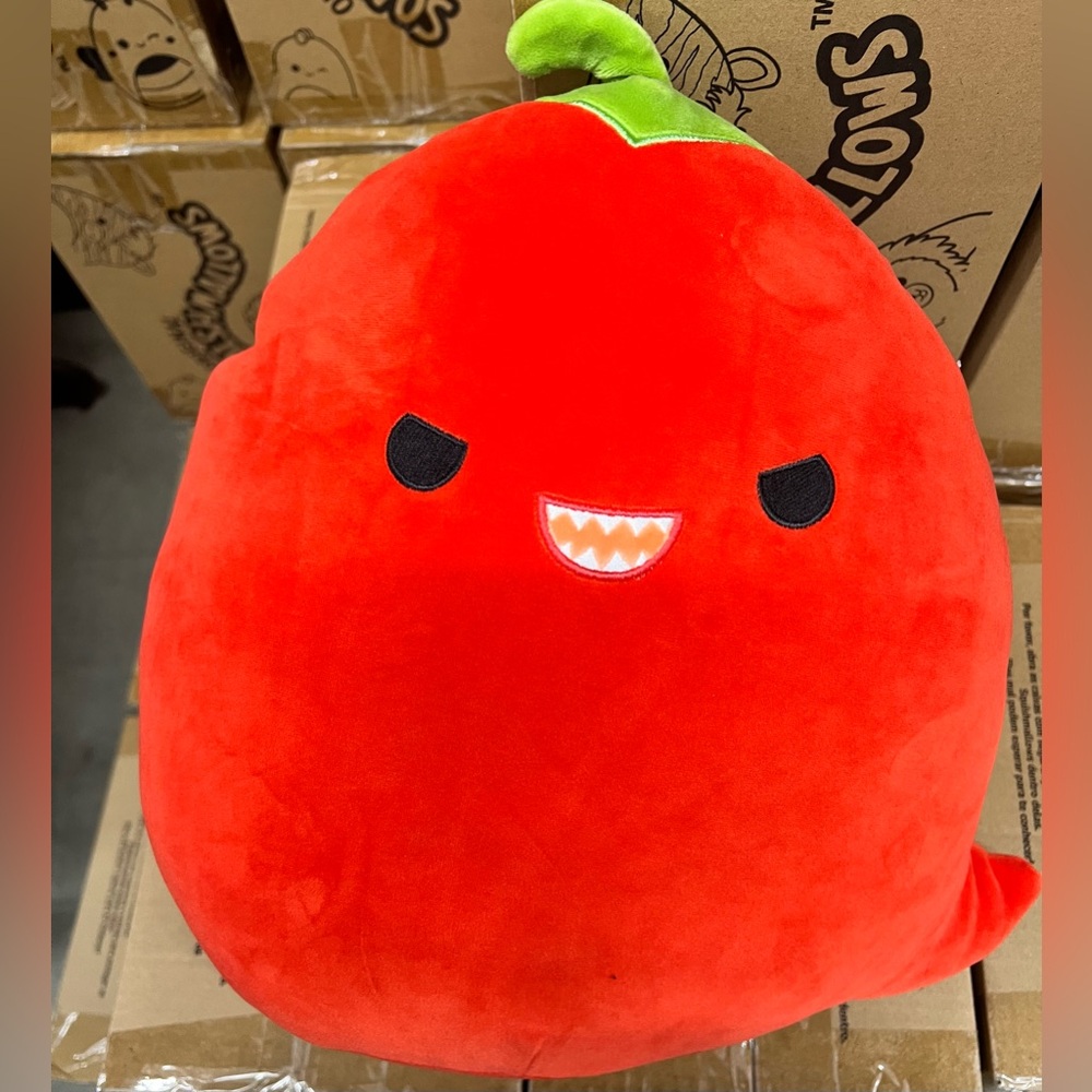 Squishmallows Fiery Red Pepper Plush